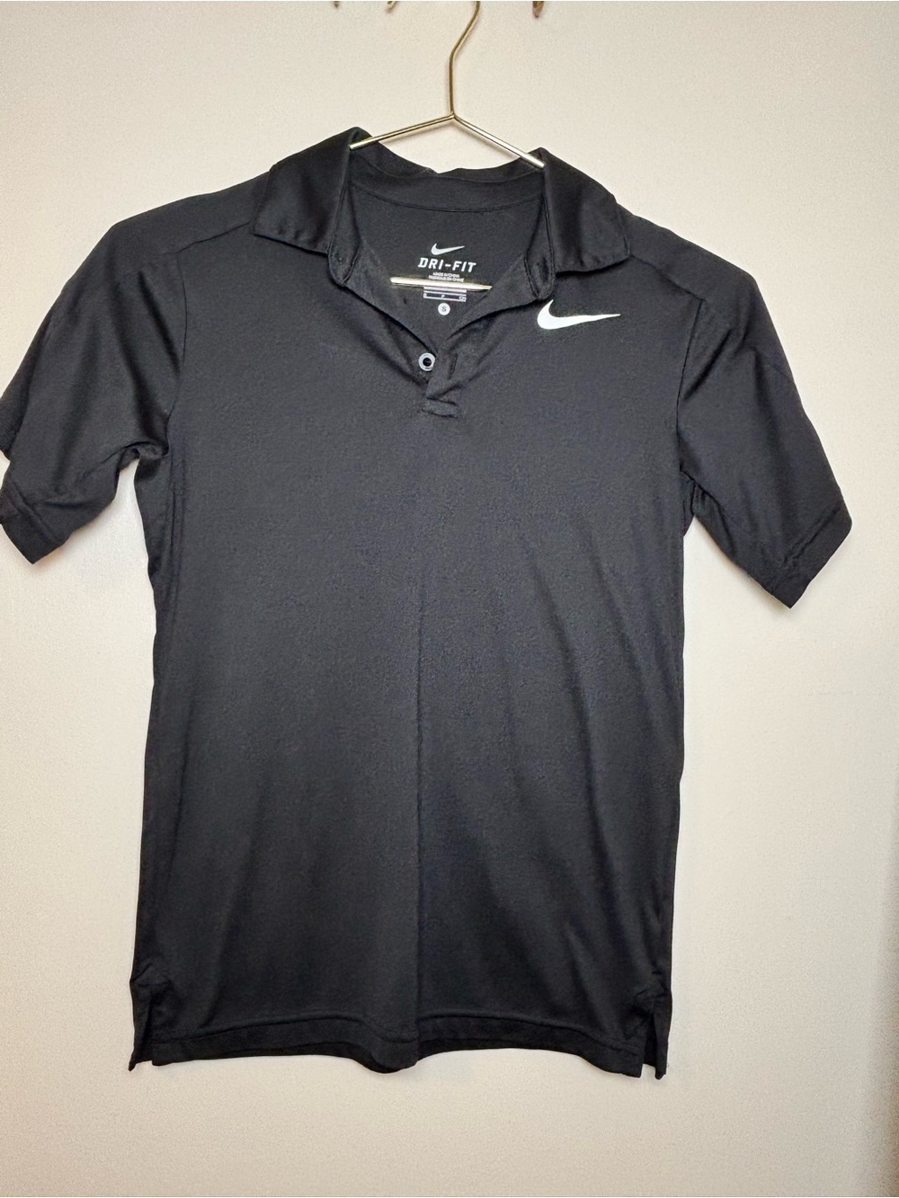 Nike Dri-FIT Black youth Polo Shirt